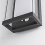 Solární - NV 9120711 Venkovní nástěnné svítidlo BAY antracitový hliník čiré sklo a akrylový difuzor LED 1.5W 3000K 3.7V 87st. IP65 solární / vypínač na těle / pohybové čidlo - NOVA LUCE - foto 5