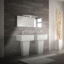 Přisazená - BRI 2194018 Dun svítidlo k zrcadlu - 10W, 1000lm, LED, 2 způsoby montáže, 50 cm, teplá bílá, chrom - BRILONER - foto 5