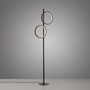 Stojací lampy - LD 15396-18 MINI RITUS LED stojací svítidlo černé jednoduchý design nožní vypínač teplá bílá 3000K - JUST LIGHT - foto 5