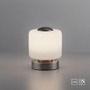Stolní lampy dekorační - PN 4037-55 BOTA LED stolní lampa stříbrná, kruhová, dotykový stmívač, nadčasový design 3000K - PAUL NEUHAUS - foto 5
