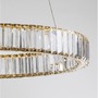 Kruhová - NV 9333075 Závěsné svítidlo AURELIA zlatý kov a křišťál LED 40W 230V 3500K IP20 stmívatelné - NOVA LUCE - foto 5