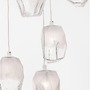 Vícečetná - NV 9160235 Závěsné svítidlo ICE bílé sklo s přechody a bílý kov G9 5x5W 230V IP20 bez žárovky - NOVA LUCE - foto 5