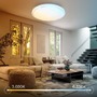 Kruhová - BRILO 3869016 Star A stropní svítidlo pr.48 cm - 19,5W, 4450lm, LED, EEK A, stmívatelné, dálkový ovladač, CCT, bílé - BRILO - foto 5