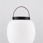Na baterie - NV 9002876 Venkovní stolní lampa JIGRA černý hliník a akryl LED 2W 3000K 3,7V 306st. IP54 vypínač na těle / USB kabel - NOVA LUCE - foto 5