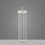 Dekorační - LD 19301-16 ANSELM LED stolní lampa na baterie bílá 50cm dotykový stmívač IP44 zahradní svítidlo 2700K - JUST LIGHT - foto 5