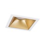 Koupelnová - P 93132 LED vestavné svítidlo 3-krokové-stmívatelné Cole Coin IP44 hranaté 88x88mm Coin 6W 230V stmívatelné 2700K bílá/zlatá mat - PAULMANN - foto 5
