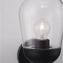 Nástěnná - NV 9060194 Venkovní nástěnné svítidlo OMIKA tmavě šedý hliník a čiré sklo E27 1x12W 220-240V bez žárovky IP54 - NOVA LUCE - foto 5