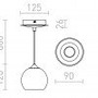 Subtilní - RED R12085 DESTY I závěsná červená měď 230V GU10 50W - RED - DESIGN RENDL - foto 5