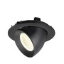 Kruhová - LA 1009745 NUMINOS® GIMBLE L Stropní vestavné svítidlo, 4000 K, 55°, IP20, kulaté, černé - BIG WHITE (SLV) - foto 5