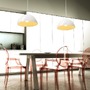 Polokoule - RED R11707 MONROE 40 závěsná lesklá bílá/bílá  230V E27 42W - RED - DESIGN RENDL - foto 5