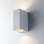 Nástěnná - FAN I-QUBO-AP2 BCO Venkovní nástěnné svítidlo Qubo bílé, 2xGU10, IP54, 15,1 x 9,3 x 6,7 cm - FANEUROPE - foto 5
