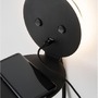 Bodová - NV 9173282 Bodové svítidlo ECLIP černý hliník nastavitelné vypínač na těle USB nabíjení LED Samsung 230V 3000K osvětlení 6W čtecí lampička 3W IP20 - NOVA LUCE - foto 5