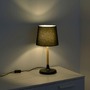 Stolní lampy dekorační - LD 14423-18 NIMA Stolní lampa, látkové stínidlo, černá, dřevo, jednoduché, nadčasové - LEUCHTEN DIREKT / JUST LIGHT - foto 5