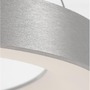 Kruhová - NV 9453456 Závěsné svítidlo RANDO THIN broušený stříbrný hliník a akryl LED 50W 230V 3000K IP20 stmívatelné - NOVA LUCE - foto 5