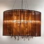 Válec - AZZ AZ0511 Závěsné svítidlo Azzardo Sidney round brown AZ0511 G9 7x40W IP20 45cm hnědé kulaté - AZZARDO - foto 5