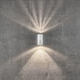 Nástěnná - NOR 49701031 Venkovní nástěnné svítidlo Canto 2 2x5W LED galvanizovaná ocel čirá - NORDLUX - foto 5