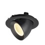 Kruhová - LA 1009727 NUMINOS® GIMBLE L Stropní vestavné svítidlo, 3000 K, 55°, IP20, kulaté, černé - BIG WHITE (SLV) - foto 5