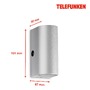 Nástěnná - TF 307104TF TELEFUNKEN LED venkovní nástěnné svítidlo s čidlem, 15,1 cm, 10 W, stříbrná - BRILONER - foto 5
