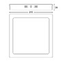 Hranatá - PH 8719514328860 MAGNEOS SVÍTIDLO PŘISAZENÉ HRANATÉ LED 12W 1350lm 4000K, bílá - PHILIPS (929002661931) - foto 5