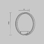 Dekorativní - M MOD058WL-L25BSK Nástěnné svítidlo Rim 24W MOD058WL-L25BSK - MAYTONI - foto 5