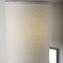 Dekorativní - HVLG 731-AGB-CE Nástěnné svítidlo COLTON ocel/textil staromosaz/bílá E14 1x40W - HUDSON VALLEY - foto 5