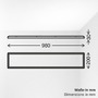 Hranatá - BRILO 7519415 Tava LED stropní svítidlo 98cm, ploché, přímé a nepřímé osvětlení, černá - BRILO - foto 5