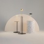 Stolní lampy dekorační - M MOD229TL-L3W3K2 Stolní lampa AI Collaboration 2200/4000K 3W nastavitelná bílá hliník bateriová stmívatelná  - MAYTONI - foto 5