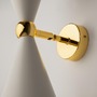 Nepřímé osvětlení - M MOD108WL-02WG Nástěnné svítidlo Vesper 2x40W bílá/zlatá kov designové - MAYTONI - foto 5