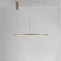 Kruhová - NV 9345606 Závěsné svítidlo TARQUIN broušený zlatý hliník a akryl LED 48W 230V 3000K IP20 stmívatelné - NOVA LUCE - foto 5