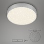 Kruhová - BRI 7073414 LED stropní svítidlo hvězdné nebe, pr. 21,2 cm, 16 W, stříbrná (starý kód: BRI 7073-414) - BRILONER - foto 5