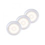 Přisazená - LD 84112-21-3 THEO LED skříňková svítidla 3ks sada, vč. kabeláže, stříbrná 3000K - LEUCHTEN DIREKT / JUST LIGHT - foto 5