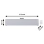Svítidla - P 95711 URail Lightbar 3-krokové-stmívatelné Ceris 9,5W 3000K stmívatelné 230V matný chrom - PAULMANN - foto 5