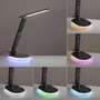 Stolní lampy pracovní - LD 11018-18 TINA LED stolní lampa černá dotykový stmívač nabíjení telefonu bezdrátově i USB 3000-5000K - JUST LIGHT - foto 5