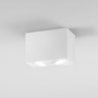 Downlight - FAN I-TOWN-Q2 BCO Stropní svítidlo TOWN bílá, 2xGU10, 17,8 x 12,5 x 9,6 cm - FANEUROPE - foto 5