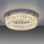 Dekorativní - LD 15204-17 LED lustr stropní svítidlo chrom s křišťalovými přívěsky 3-krokové-stmívač krokově stmívatelné 3000K - JUST LIGHT - foto 5