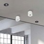 Downlight - AZZ AZ3468 LED Stropní přisazené svítidlo Azzardo Boston Tube black AZ3468 10W 810lm 3000K IP20 8,2cm černé stmívatelné - AZZARDO - foto 5