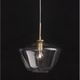 Kónická - NV 9426733 Závěsné svítidlo PRISMA čiré sklo zlatý kov E27 1x12W 230V IP20 bez žárovky - NOVA LUCE - foto 5