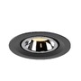 Kruhová - LA 1005947 NUMINOS® GIMBLE M zápustné stropní svítidlo černé/chrom 3000 K 55° - BIG WHITE (SLV) - foto 5