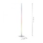 Stojací lampy - LD 11788-55 HENRY LED stojací svítidlo, barva ocel, RGB, dálkový ovladač, stmívatelné RGB+2700-5000K - LEUCHTEN DIREKT / JUST LIGHT - foto 5