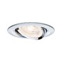 Kruhová - P 92274 LED vestavné svítidlo Nova GU10 Flat výklopné 3x4,9W 230V 2700K chrom - PAULMANN - foto 5