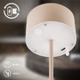 Stolní lampy dekorační - BRILO 7629011 Kira stolní lampička - 3W, 200lm, bezdrátová, LED, dotykový vypínač, stmívatelné, béžová - BRILO - foto 5