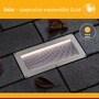 Zapuštěná - P 95744 Solární LED zemní svítidlo Sorea soumrakový senzor IP67 hranaté 200x100mm 3000K 0,3W 3,7V kov kartáčovaný ABS/polykarbonát/ocel - PAULMANN - foto 5