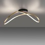 Dekorativní - LD 15405-68 OKTA LED stropní svítidlo černé mosaz do jídelny krokově stmívatelné 3000K - JUST LIGHT - foto 5