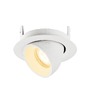 Kruhová - LA 1010060 NUMINOS® GIMBLE XS Stropní vestavné svítidlo, 3000 K, 55°, IP20, kulaté, bílé - BIG WHITE (SLV) - foto 5