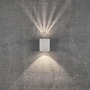 Nástěnná - NOR 49711001 Venkovní nástěnné svítidlo Canto Kubi 2 2x6W LED bílá čirá - NORDLUX - foto 5