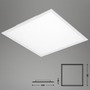 Hranatá - BRILO 7195016 CCT svítidlo LED panel, 59,5 cm, 3800 lm, 36 W, bílé (starý kód: BRILO 7195-016) - BRILO - foto 5
