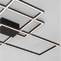 Hranatá - NV 9508431 Svítidlo stropní  BILBAO matný černý hliník a akryl LED 55W 230V 3000K IP20 stmívatelné - NOVA LUCE - foto 5