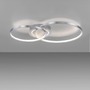 Kruhová - LD 14540-95 ASMINA LED stropní svítidlo hliník otočné světelné kruhy samostatně vypínatelné 3000K - LEUCHTEN DIREKT / JUST LIGHT - foto 5