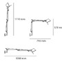 Stolní lampy pracovní - AR A0056W00 Tolomeo Mini stolní lampa LED 2700K - tělo lampy - ARTEMIDE - foto 5