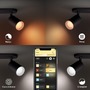 SmartHome Paul Neuhaus - PH 50634/30/P7 Hue Fugato Bluetooth SVÍTIDLO BODOVÉ GU10 4x5,7W 4x350lm 2000-6500K, černá - PHILIPS HUE (915005761801) - foto 5